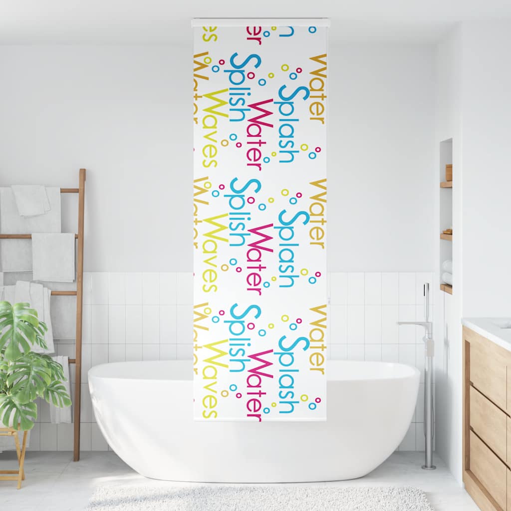 vidaXL Doucherolgordijn met cassette 60x240 cm stofbreedte 56 cm afbeelding