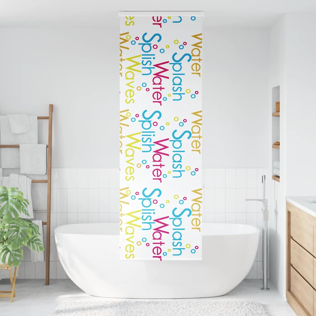 vidaXL Doucherolgordijn met cassette 70x240 cm stofbreedte 66 cm afbeelding