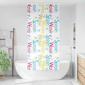 Sprchová roleta s kazetou 90x240 cm Šířka látky 86 cm - obrázek 2