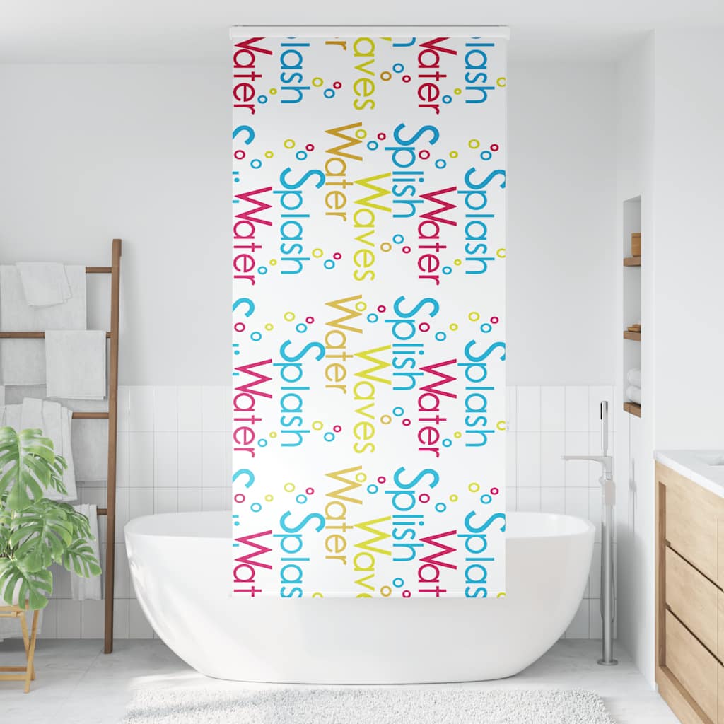 vidaXL Jaluzea cu role de duș cu casetă 100x240 cm lățime material 96cm