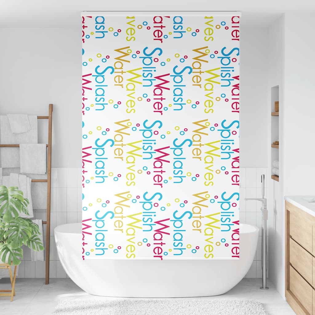 vidaXL Doucherolgordijn met cassette 120x240 cm stofbreedte 116 cm afbeelding