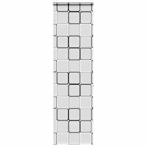 vidaXL du&scaron;iruloo kassetiga 60x240 cm kanga laius 56 cm
