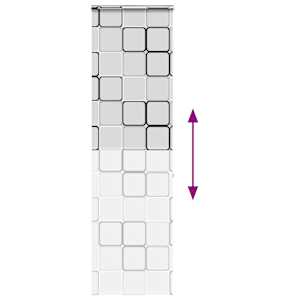 Sprchová roleta s kazetou 60x240 cm Šířka látky 56 cm - obrázek 5