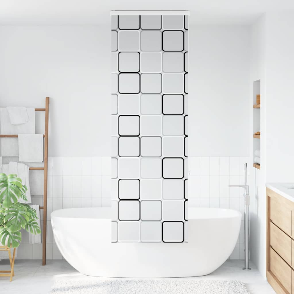 vidaXL Doucherolgordijn met cassette 70x240 cm stofbreedte 66 cm afbeelding