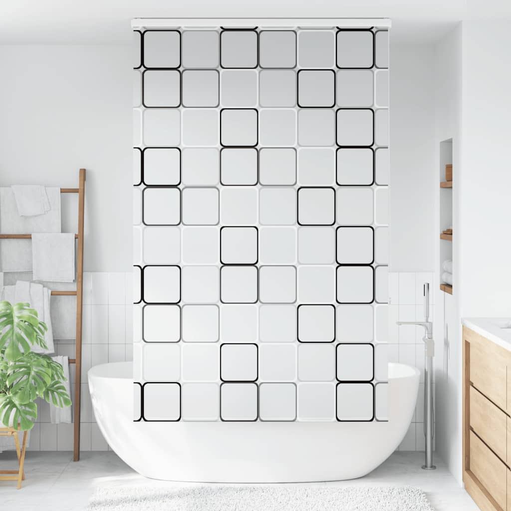 vidaXL Doucherolgordijn met cassette 120x240 cm stofbreedte 116 cm afbeelding