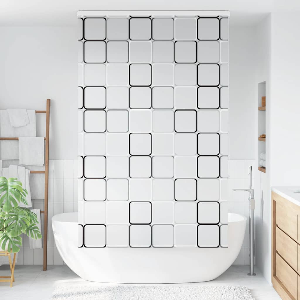 vidaXL Doucherolgordijn met cassette 130x240 cm stofbreedte 126 cm afbeelding