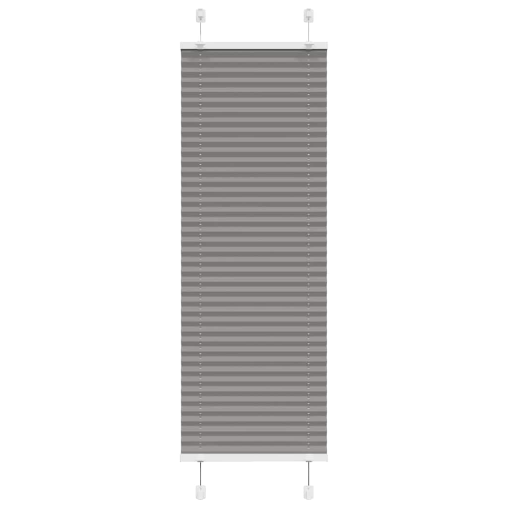 vidaXL plisovaná roleta antracit 40x100 cm Šírka látky 39,4 cm