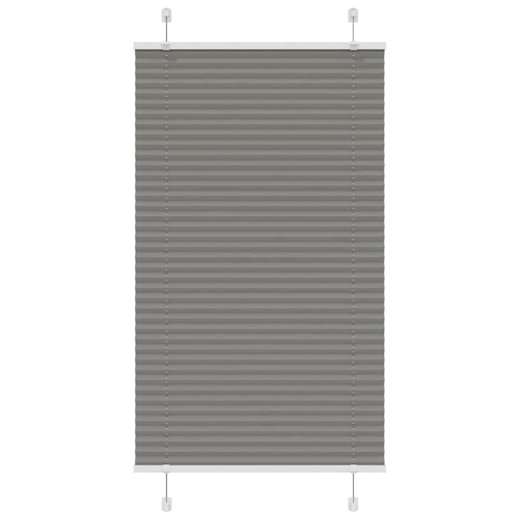 vidaXL Plisovaná roleta antracitová 70x100 cm Šířka látky 69,4 cm