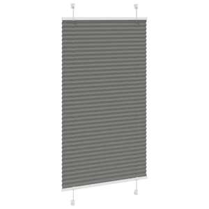 Plisovaná roleta antracitová 70x100 cm Šířka látky 69,4 cm - obrázek 3