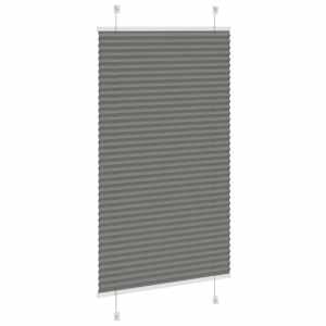 Plisovaná roleta antracitová 80x100 cm Šířka látky 79,4 cm - obrázek 4