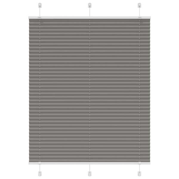 vidaXL plisseeritud ruloo antratsiit 110x100 cm kanga laius 109,4 cm