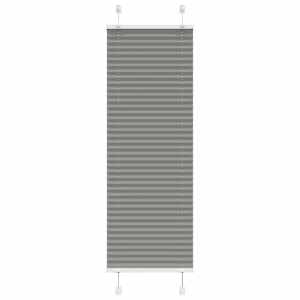 Plisovaná roleta antracitová 50x150 cm Šířka látky 49,4 cm - obrázek 1
