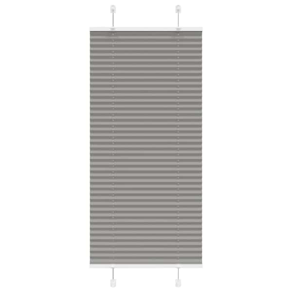 vidaXL plisseeritud ruloo antratsiit 55x150 cm kanga laius 54,4 cm