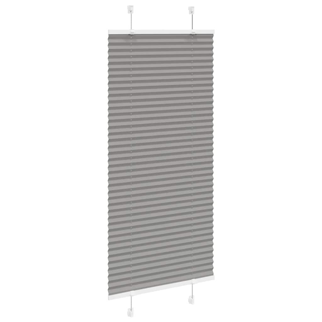 Thumbnail - vidaXL Plissee Anthrazit 65x150 cm Stoffbreite 64,4 cm Polyester