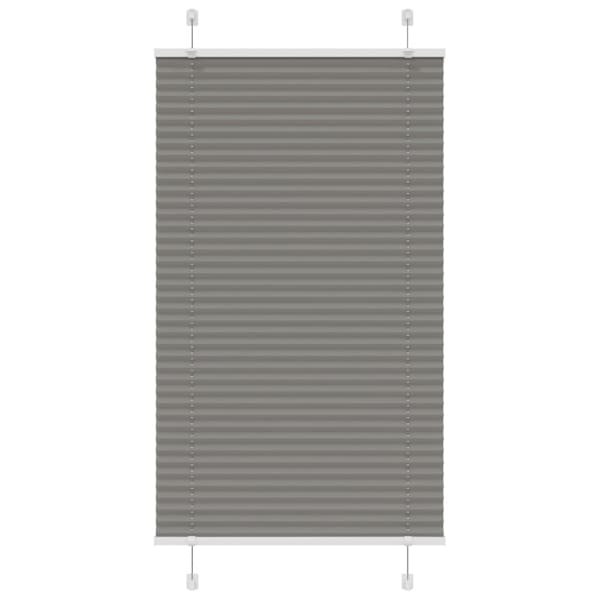 vidaXL plisseeritud ruloo antratsiit 75x150 cm kanga laius 74,4 cm
