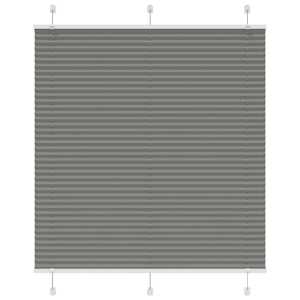 Plisirana žaluzija Antracit 115x150 cm Širina tkanine 114,4 cm