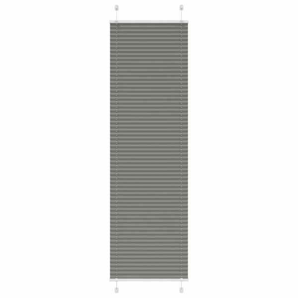 vidaXL plisseeritud ruloo antratsiit 65x200 cm kanga laius 64,4 cm