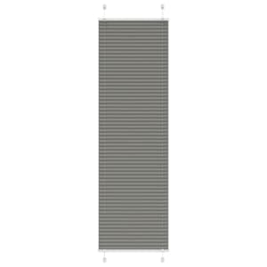 Plisovaná roleta antracitová 65x200 cm Šířka látky 64,4 cm - obrázek 1