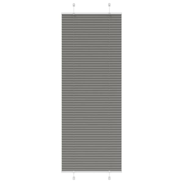 vidaXL plisseeritud ruloo antratsiit 70x200 cm kanga laius 69,4 cm