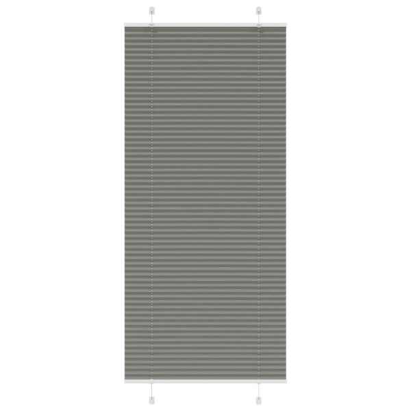 vidaXL plisseeritud ruloo antratsiit 100x200 cm kanga laius 99,4 cm