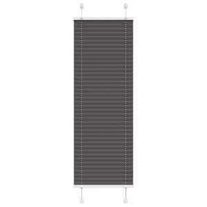 vidaXL plisseeritud ruloo must 40x100 cm kanga laius 39,4 cm pol&uuml;ester
