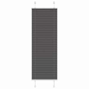 Plisovaná roleta černá 50x100 cm Šířka látky 49,4 cm Polyester - obrázek 1