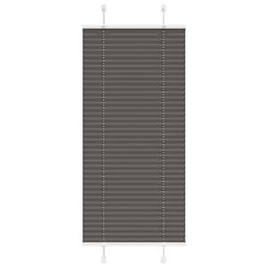 Plisovaná roleta černá 55x100 cm Šířka látky 54,4 cm Polyester - obrázek 1