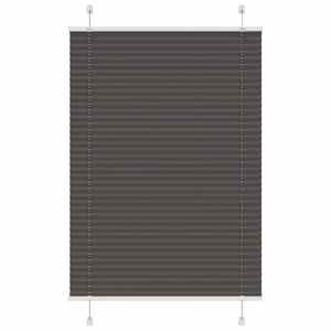 Plisovaná roleta černá 85x100 cm Šířka látky 84,4 cm Polyester - obrázek 1