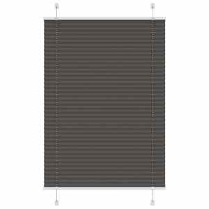 Plisovaná roleta černá 95x100 cm Šířka látky 94,4 cm Polyester - obrázek 1