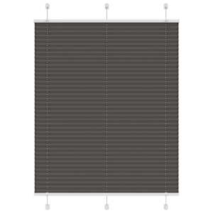 Plisovaná roleta černá 105x100 cm Šířka látky 104,4cm Polyester - obrázek 1