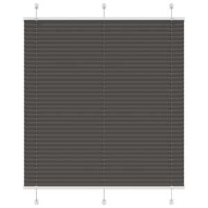 Plisovaná roleta černá 115x100 cm Šířka látky 114,4cm Polyester - obrázek 1
