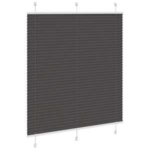 Plisovaná roleta černá 120x100 cm Šířka látky 119,4cm Polyester - obrázek 3
