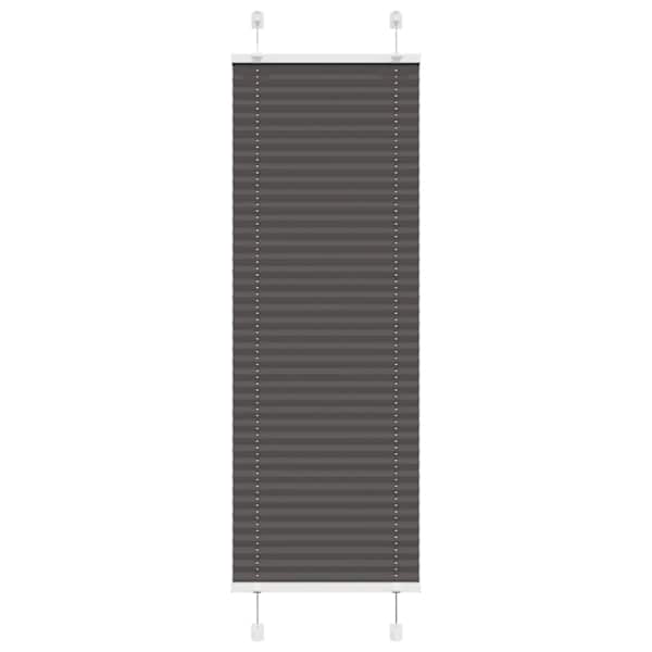 vidaXL plisseeritud ruloo must 40x150 cm kanga laius 39,4 cm pol&uuml;ester