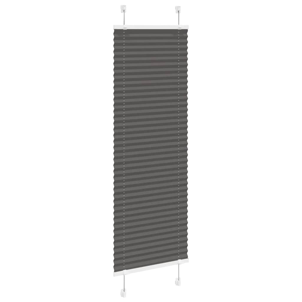 Thumbnail - vidaXL Plissee Schwarz 40x150 cm Stoffbreite 39,4 cm Polyester