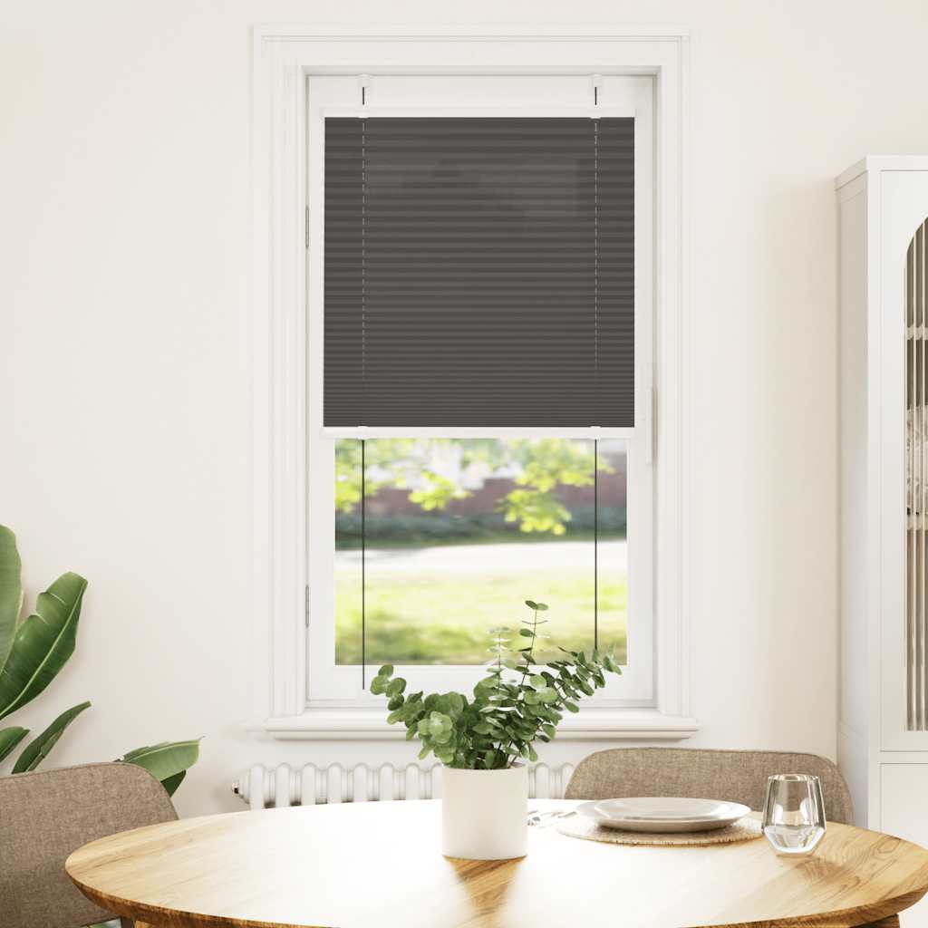 vidaXL laskostettu blind Musta 60x150 cm Kankaan leveys 59,4 cm