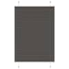 vidaXL plisseeritud ruloo must 85x150 cm kanga laius 84,4 cm pol&uuml;ester