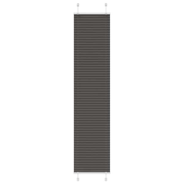 vidaXL plisseeritud ruloo must 40x200 cm kanga laius 39,4 cm pol&uuml;ester