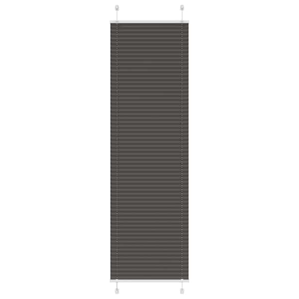 vidaXL volditud ruloo must 55 x 200 cm kangast, laius 54,4 cm pol&uuml;ester