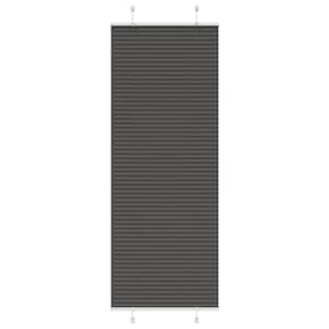 Plisovaná roleta černá 60x200 cm Šířka látky 59,4 cm Polyester - obrázek 1