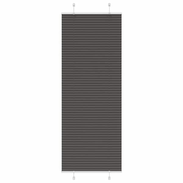 vidaXL volditud ruloo, must, 75 x 200 cm, kangas, laius 74,4 cm, pol&uuml;ester