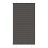 vidaXL plisseeritud ruloo must 105x200 cm kanga laius 104,4 cm
