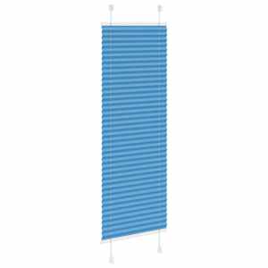 Plisovaná roleta modrá 45x100 cm Šířka látky 44,4 cm Polyester - obrázek 4