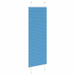 Plisovaná roleta modrá 50x100 cm Šířka látky 49,4 cm Polyester - obrázek 4