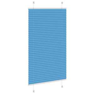 Plisovaná roleta modrá 75x100 cm Šířka látky 74,4 cm Polyester - obrázek 4