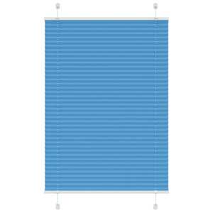 Plisovaná roleta modrá 80x100 cm Šířka látky 79,4 cm Polyester - obrázek 3