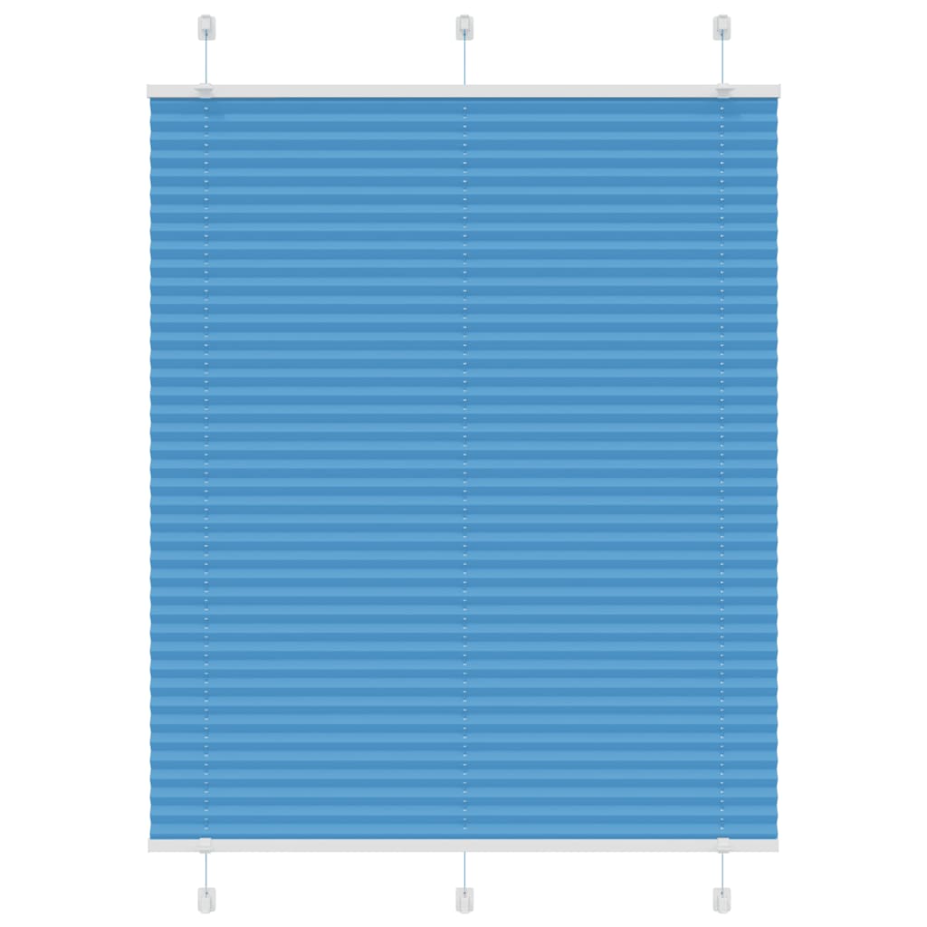 vidaXL Jaluză plisată albastru 110x100 cm Lățime țesătură 109,4 cm