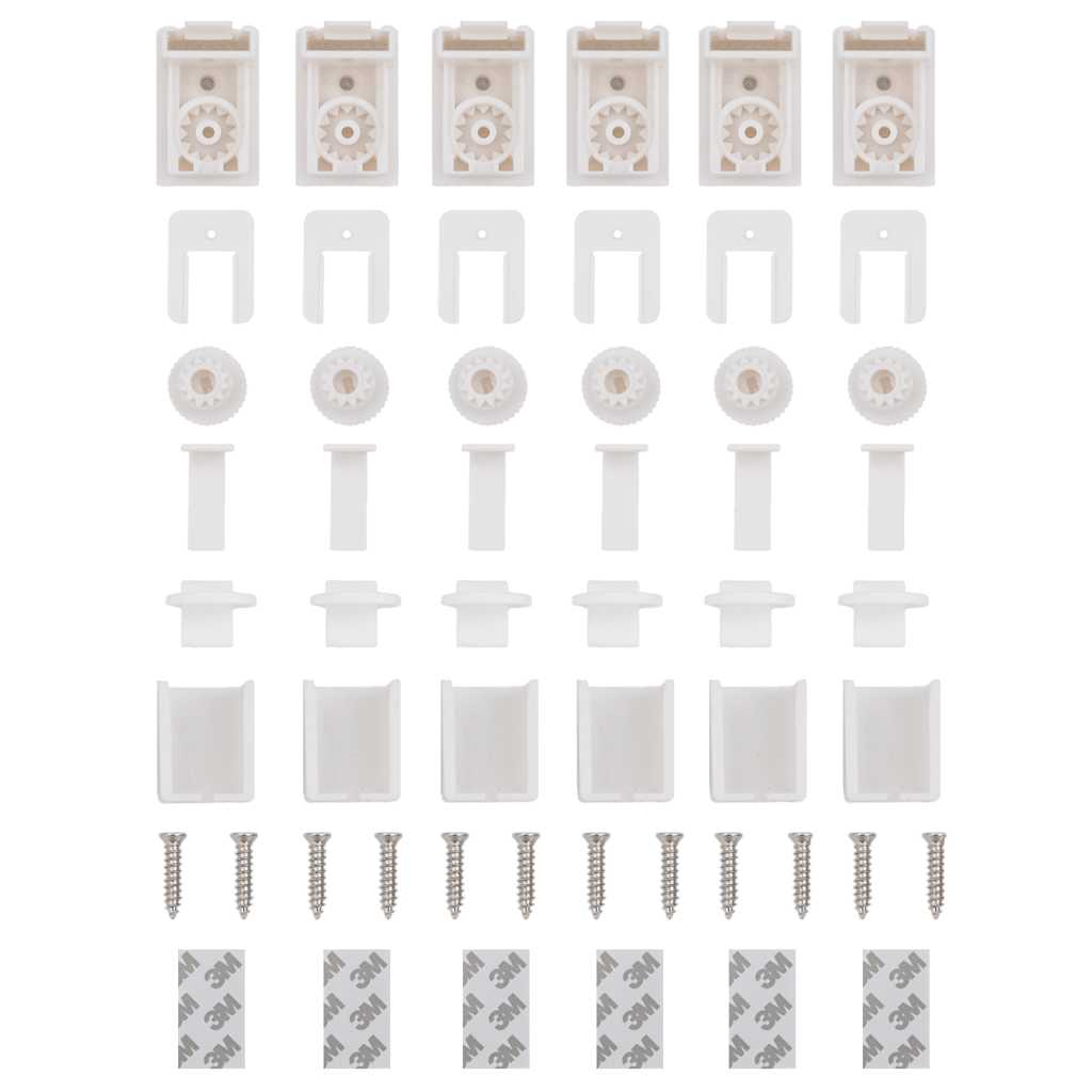 Plissé rolgordijn 110x100cm stofbreedte 109,4cm polyester blauw image 12