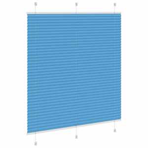 Plisovaná roleta modrá 115x100 cm Šířka látky 114,4cm Polyester - obrázek 4