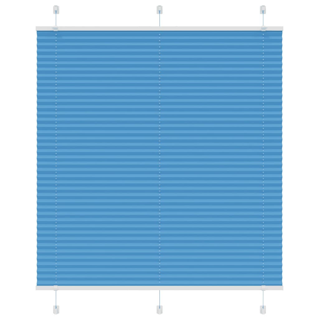 vidaXL Jaluză plisată Albastru 120x100 cm Lățime țesătură 119,4 cm
