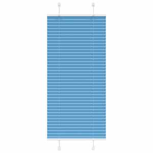 Plisovaná roleta modrá 60x150 cm Šířka látky 59,4 cm Polyester - obrázek 1